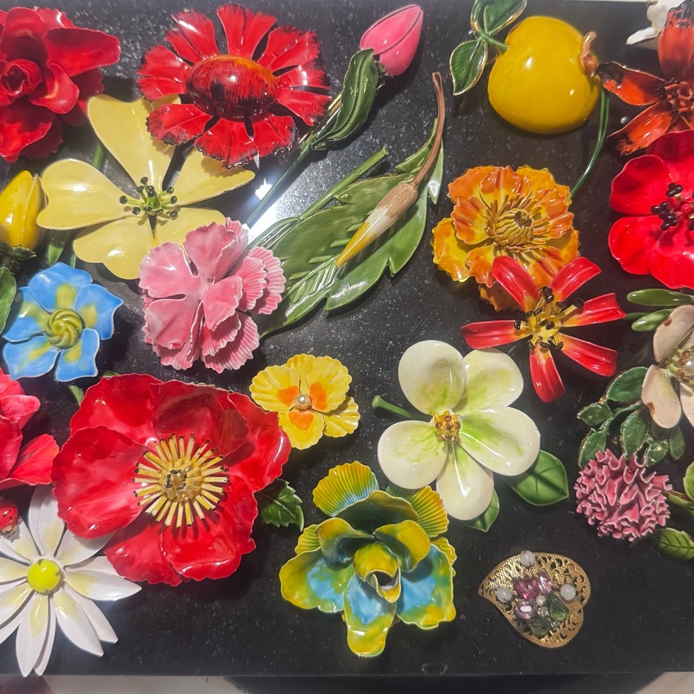 Original by Robert flower brooch collection - Picture 2 of 16